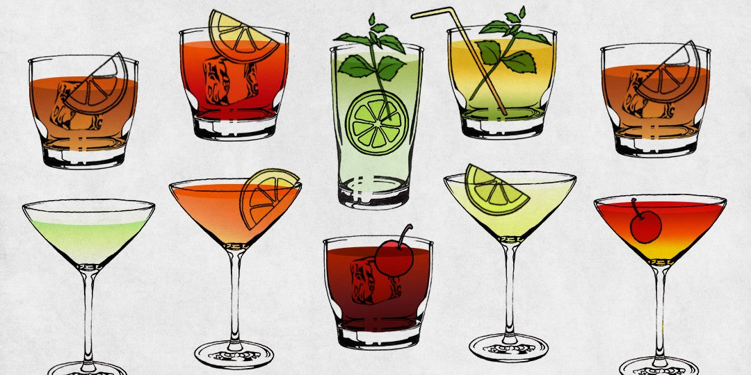 five classic cocktail recipes