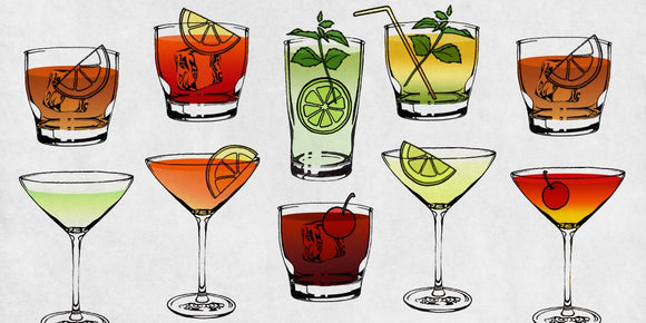 five classic cocktail recipes