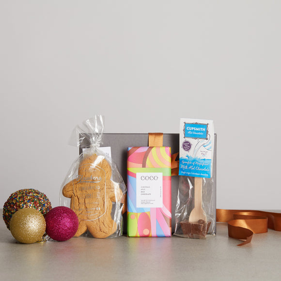 Little Gingerbread Christmas Treat Box