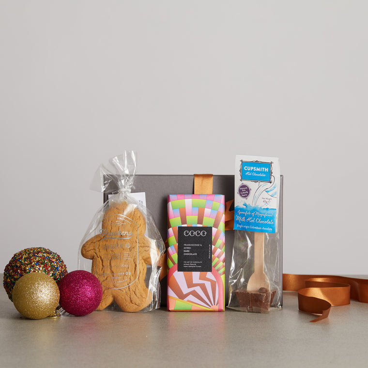 Little Gingerbread Christmas Treat Box