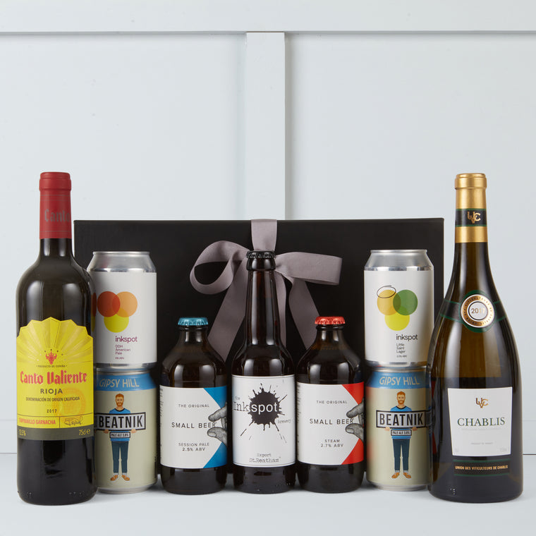 Vegan Beer v Wine Gift Box